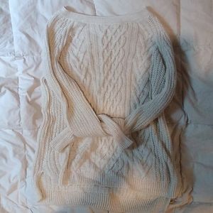 A knitted sweater